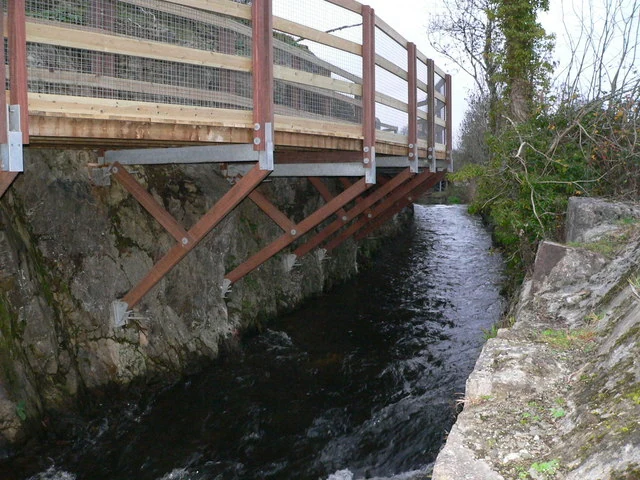 Walking the Susplendid cycle path above the Afon Cefni on Anglesey's stunning coast.