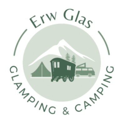 Erw Glas Glamping and Camping — Conwy logo