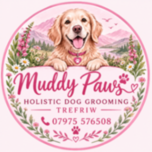 Muddy Paws Luxury Dog Grooming Salon — Conwy logo