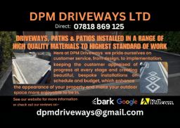 Dpm driveways logo